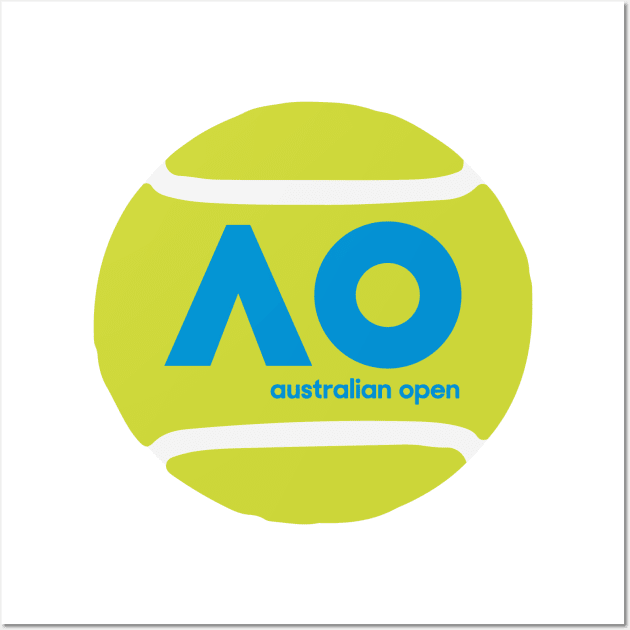 Australian Open Tennis Ball II Wall Art by inkstyl